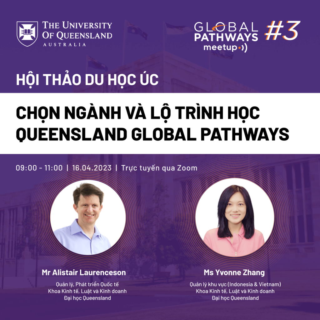 Chọn ngành và lộ trình học Queensland Global Pathways